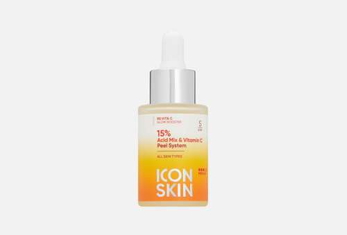 Пилинг для сияния и осветления кожи лица | ICON SKIN | vitamin C with 15% acid complex
