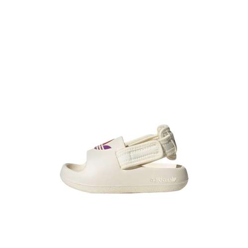Adidas Originals ADIFOM ADILETTE Сетчатая ткань Детские сандалии Сливовый для младенцев и малышей