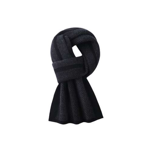 PIERRE CARDIN Плюшевые вязаные шарфы с круглым узором Мужской