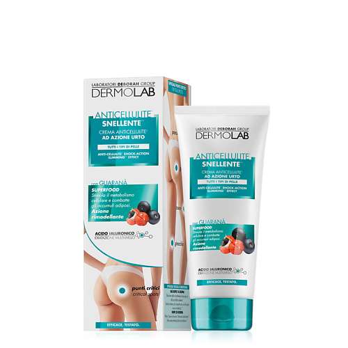 DERMOLAB Крем для тела антицеллюлитный разогревающий Anti-Cellulite Shock-Action Slimming Effect
