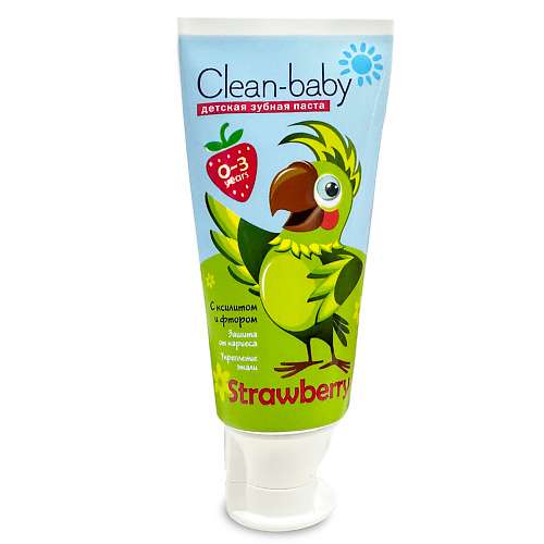 CLEAN-BABY Детская зубная паста, 0-3 лет