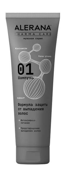 Alerana Мужская серия 01 Шампунь Формула защиты от выпадения