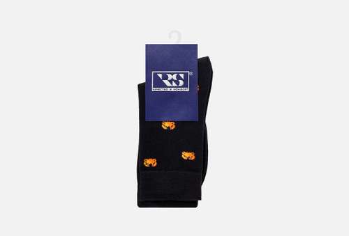 Носки | R&S | черные Крабики