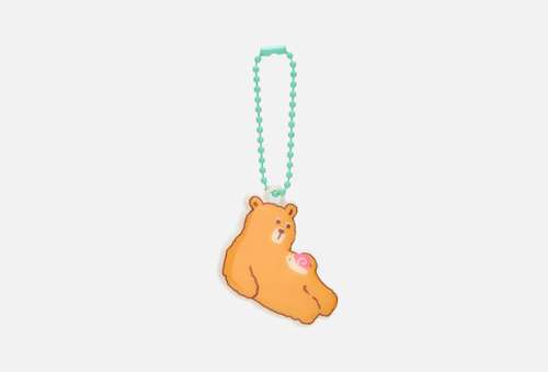 Мягкий брелок для ключей | Dailylike | 01 Lazy bear