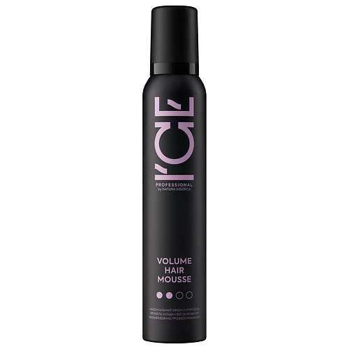 ICE BY NATURA SIBERICA Мусс для придания объёма волосам Professional Volume Hair Mousse