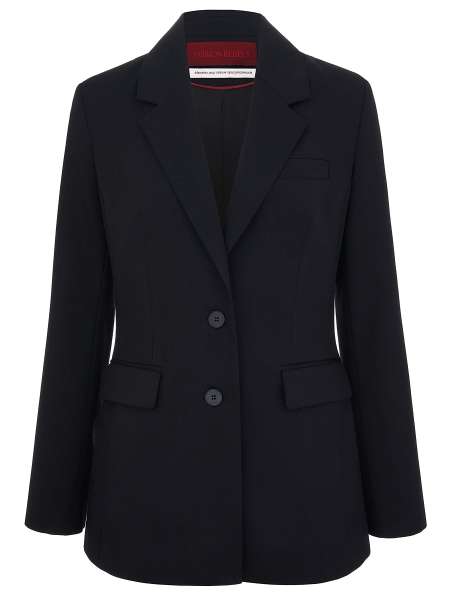 Пиджак однотонный, FASHION REBELS, FR23FL1JC420W100BL