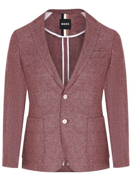 Пиджак Slim Fit льняной, BOSS, 50514618/248
