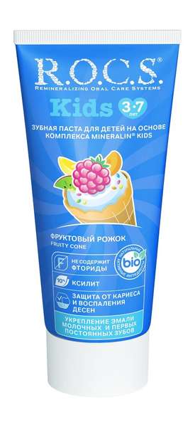 R.O.C.S. Kids Фруктовый рожок Зубная паста