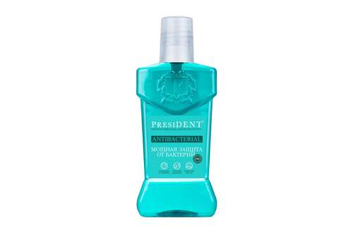 Ополаскиватель President Antibacterial Мощная Защита