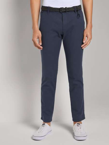 Прямые брюки Chino из добби