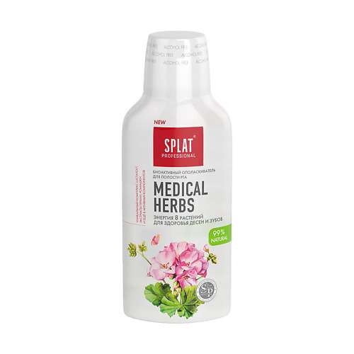 SPLAT Ополаскиватель для полости рта серии "Лечебные Травы" Professional Medical Herbs