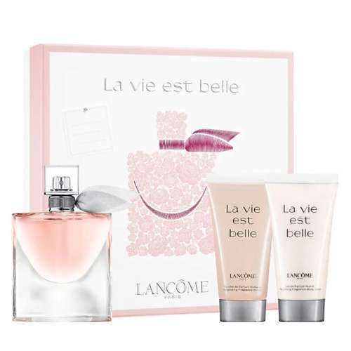 LANCOME Набор La Vie Est Belle: Парфюмерная вода + Гель для душа + Лосьон для тела