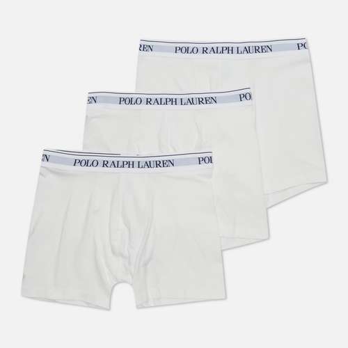 Комплект мужских трусов Polo Ralph Lauren BCI Cotton/Elastane Boxer Brief 3-Pack