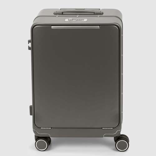 Чемодан Smarter Luggage из поликарбоната, размер 20, шампань 36,5х22,5х54,5 см