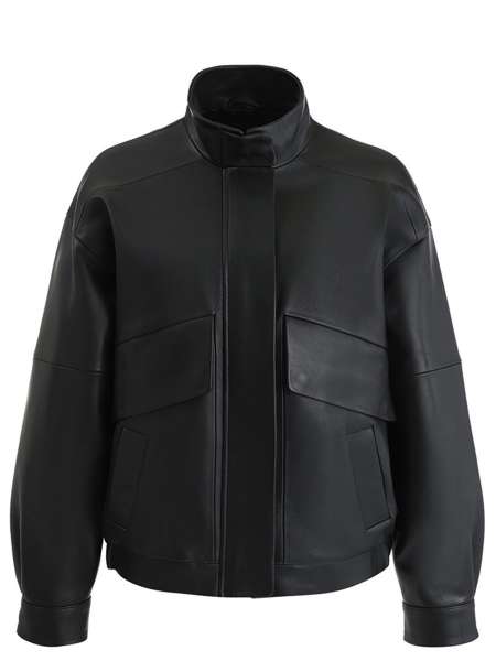 Бомбер New classic кожаный, ROCKABI, BM-LTH-NCBL