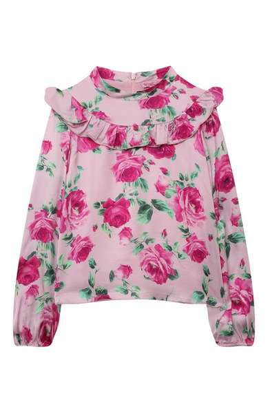 Детское: Блузка из вискозы Blumarine