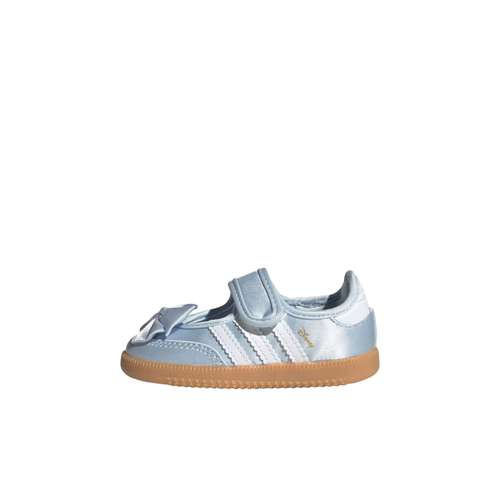 Adidas Originals x Disney Samba Jane Низкие кеды для малышей Crystal Sky Далекий Небесный Детские и Младенческие
