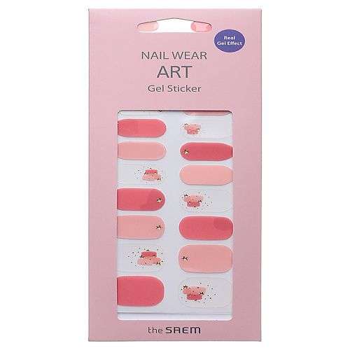 THE SAEM Наклейки для ногтей Nail Wear Art Gel Sticker