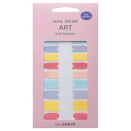 THE SAEM Наклейки для ногтей Nail Wear Art Gel Sticker