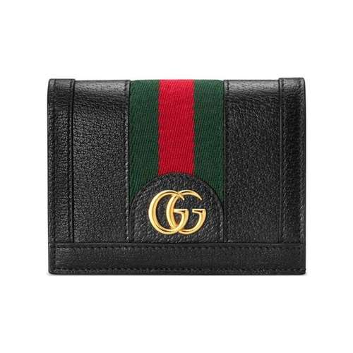 GUCCI Ophidia Кожа Держатель для карт Держатель для карт Женский Черный