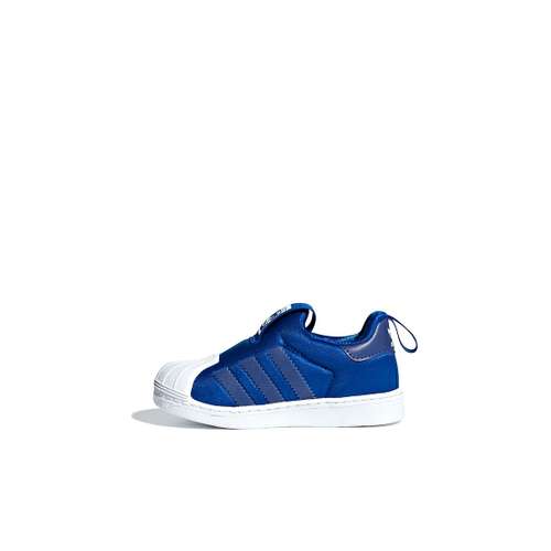Adidas Originals Superstar 360 I Удобная противоскользящая амортизация низкие кеды для малышей синие