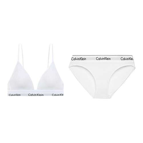 Calvin Klein Трусы Комплект Magic Цветочный Женский Белый