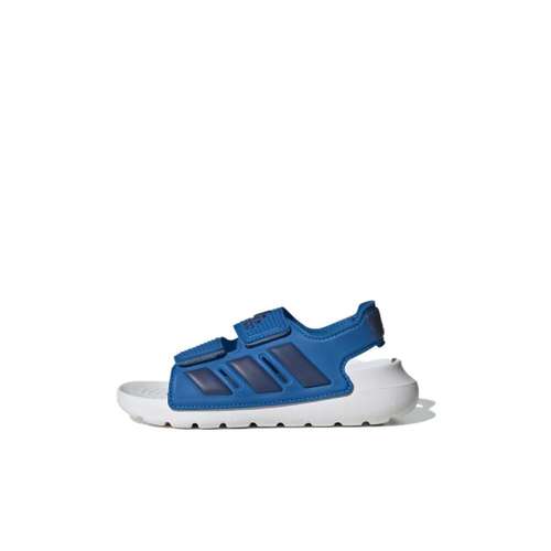 Adidas ALTASWIM 2,0 противоскользящие амортизирующие детские сандалии синего и белого цвета для детей 3-7 лет