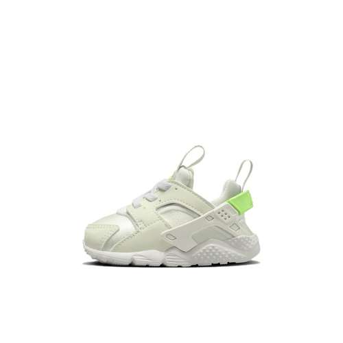 Nike Huarache Run Амортизация Износостойкая Низкая Обувь для Малышей Серый Зеленый Младенец и Малыш