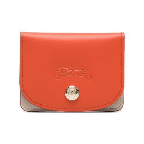 LONGCHAMP Le Pliage Xtra Телячья кожа Держатель для карт Стандартный (Стандартный) Женский Оранжевый