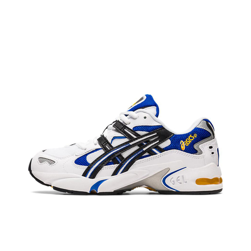 Asics Gel Kayano 5 Комфортный Ткань Синтетическая Кожа Низкий Верх Беговые Кроссовки Женские Черный Белый