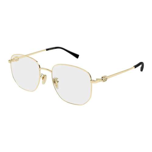GUCCI Металлические Прямоугольные Очки с Диоптриями Женские Золото