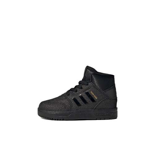 Adidas Originals Drop Step Высокие Кроссовки для Малышей Черные Новорожденные и Малыши