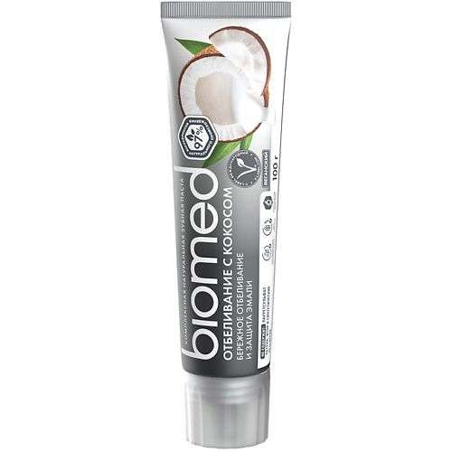 BIOMED Комплексная зубная паста "Отбеливание с кокосом" Coconut Whitening