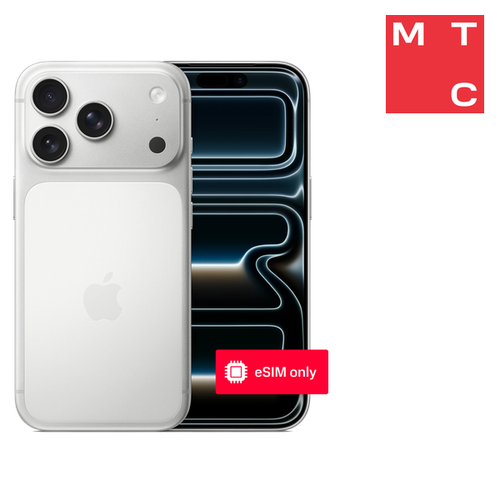 Смартфон, Apple, iPhone 17 Pro 256 Гб eSIM only Silver