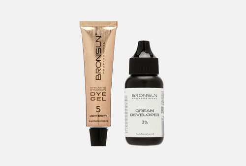 Набор для окрашивания ресниц и бровей | INNOVATOR COSMETICS | Bronsun eyelash and eyebrow dyeing kit
