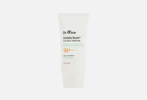 Легкий солнцезащитный крем для лица  SPF50+ PA++++ | Dr Oracle | CentellaBiome Cica Mild Suncream