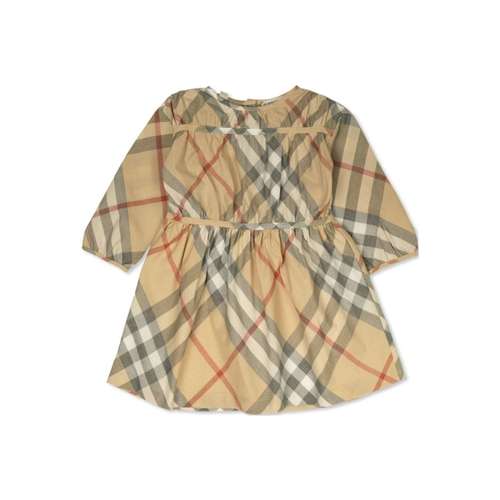 Платье Burberry Бежевый для младенцев и малышей