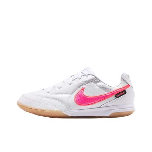 Nike Tiempo Streetgato Детские футбольные бутсы Низкий Топ Белый Школьный возраст