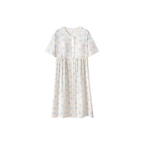 FARO Maternity С вкладышами Cloud Cotton Maternity Платье Для родов и послеродового периода Ночная сорочка для лактации