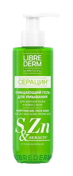 Librederm Seracin Purifying Gel Face Wash For Oily and Acne-Prone Skin