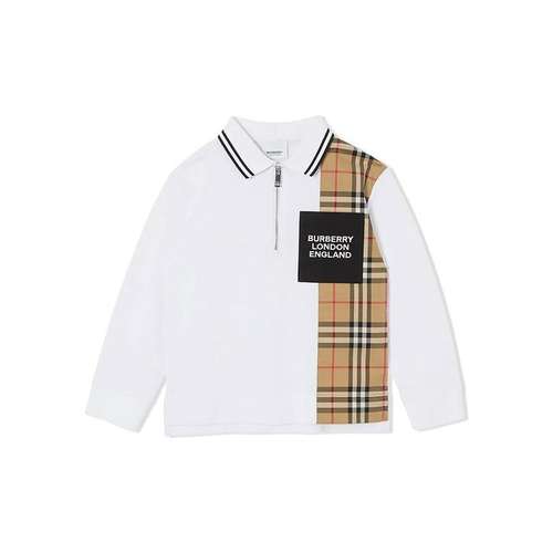 Burberry Белые Детские Рубашки T