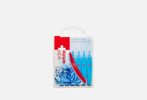 межзубные ершики | edel+white | Interdental brushes PROFI-LINE S 0,6mm