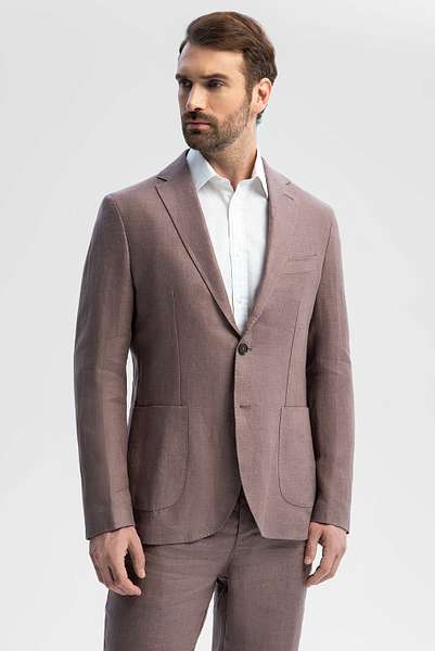 Пиджак изо льна Slim fit