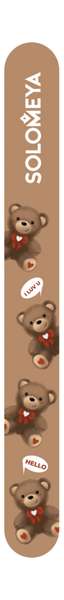 Solomeya Kawaii Bears 180/220 Пилка для ногтей
