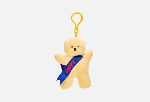 Брелок | Dailylike | Jelly bear stuffed toy keyring 02 Mango