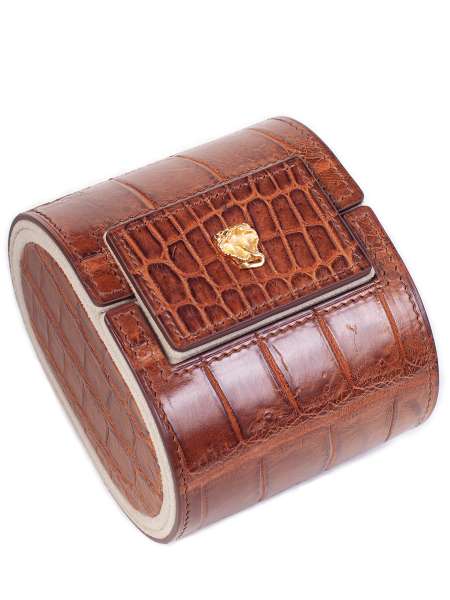Футляр для хранения из кожи крокодила, BOA, А085 Roll croc2