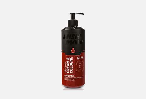 Крем 2в1 после бритья: против раздражения и для увлажнения 03 | NISHMAN | AFTER SHAVE CREAM + COLOGNE PYROGENEOUS
