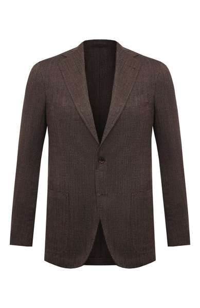 Пиджак из шелка и льна MVST