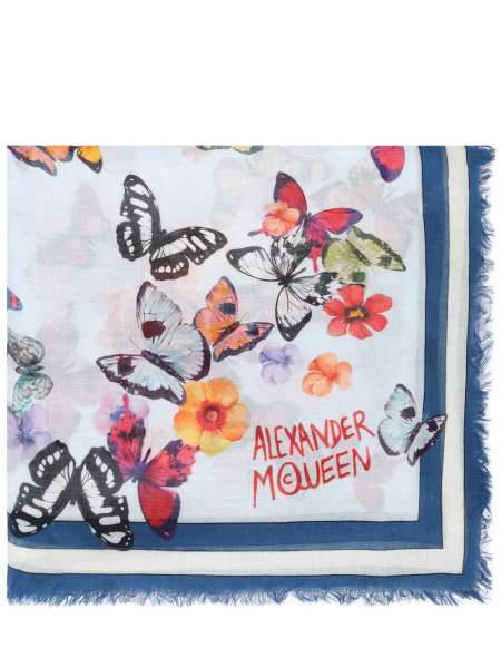 Платок с принтом, ALEXANDER MCQUEEN, 345299