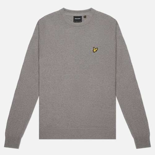 Мужской свитер Lyle & Scott Cotton Merino Crew Neck Regular Fit Jumper